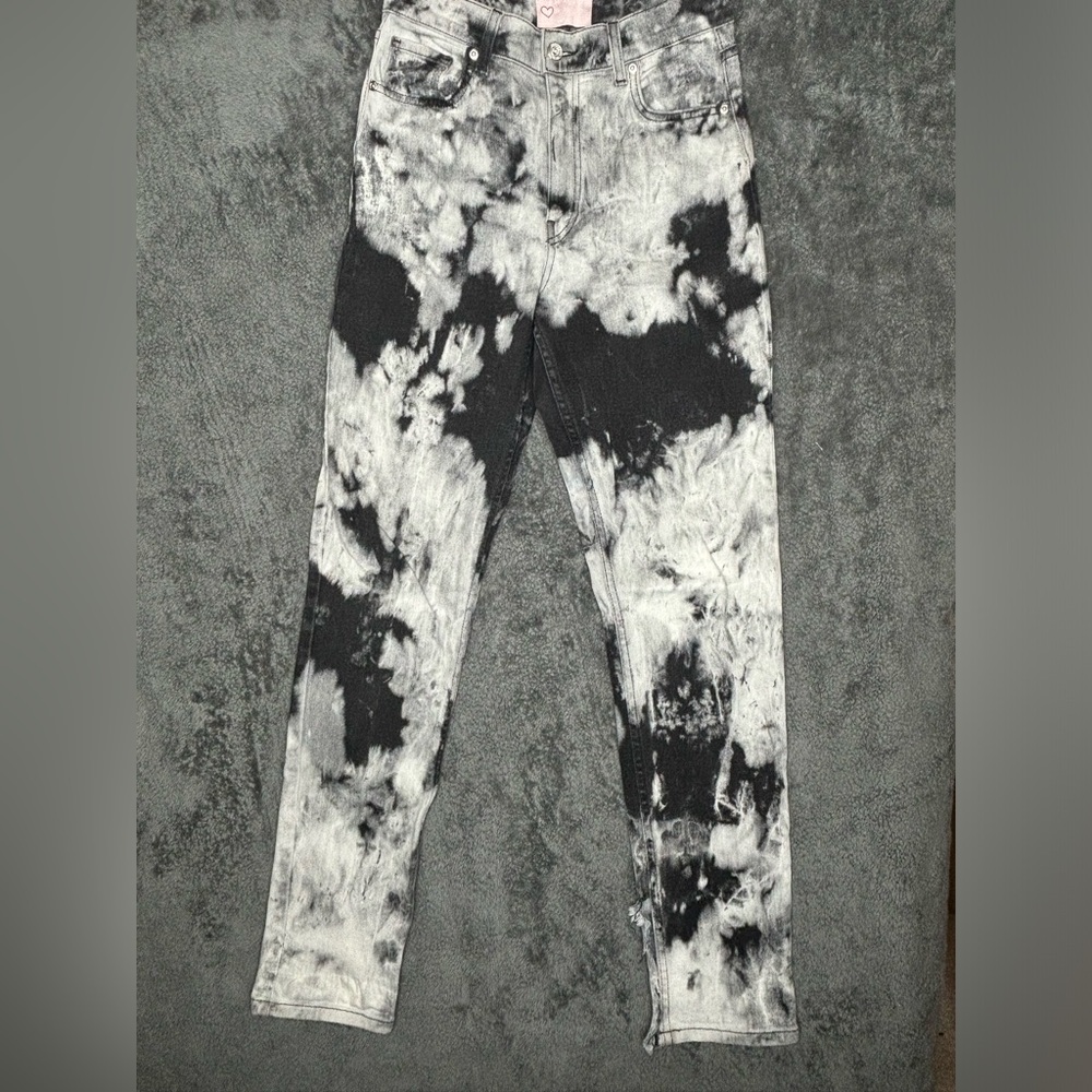 Revice black tie dye jeans Sz 28